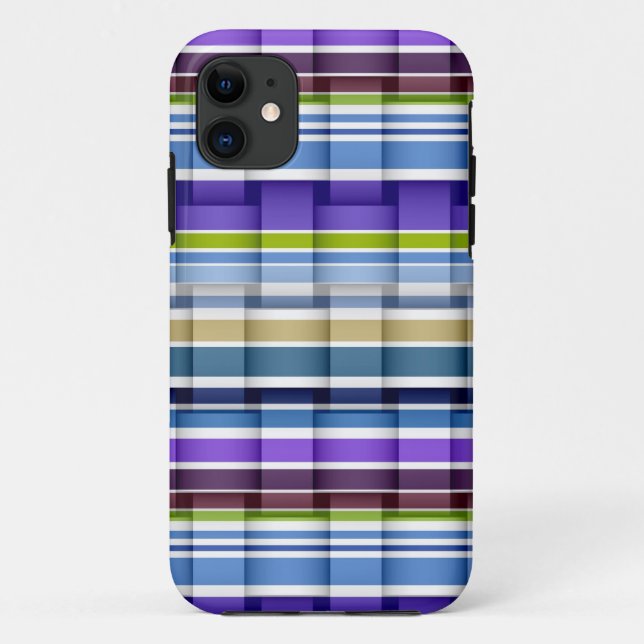 Bright colour stripes background Case-Mate iPhone case (Back)