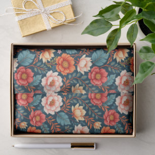 Bright Coloured Chinoiserie Tissue Paper