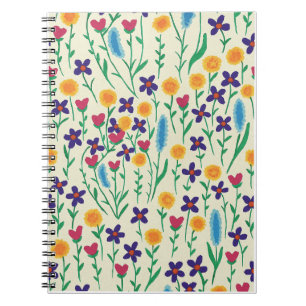 Bright Coloured Floral Watercolor Notebook/Journal Notebook