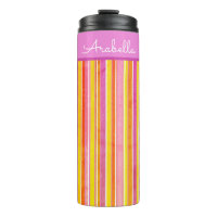 Bright Coloured Grunge Stripes Personalised
