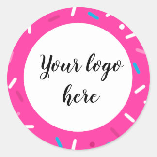 Bright coloured Sprinkle pattern stickers