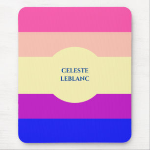 Bright Coloured Stripes-Summer- Mouse Pad