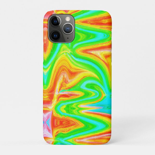Bright Colourful Abstract Pattern Case-Mate iPhone Case (Back)