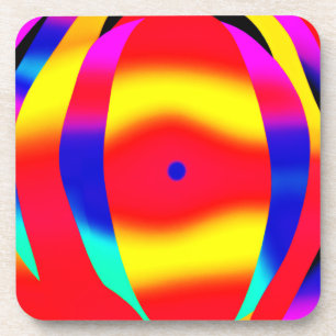 Bright, Colourful and Bold Design Coaster