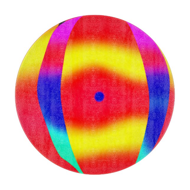  Bright, Colourful and Bold Design Cutting Board (Front)