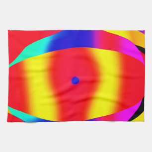 Bright, Colourful and Bold Design Tea Towel