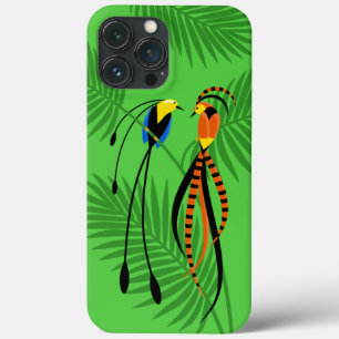 Bright Colourful Birds of Paradise iPhone 13 Pro Max Case