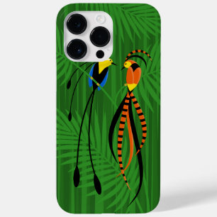 Bright Colourful Birds of Paradise Dark Case-Mate iPhone 14 Pro Max Case