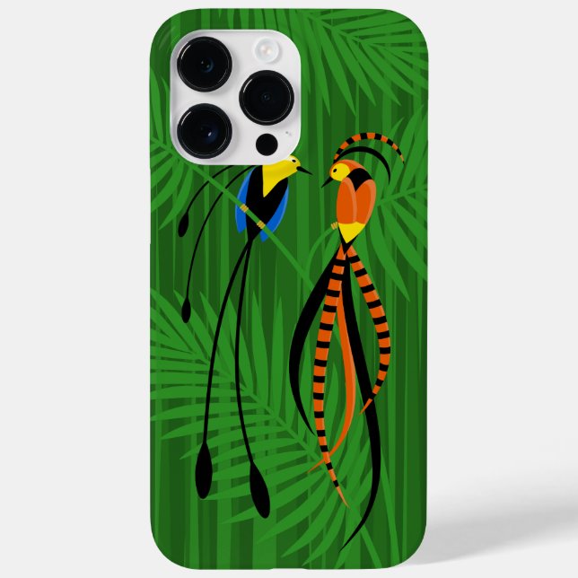 Bright Colourful Birds of Paradise Dark Case-Mate iPhone Case (Back)