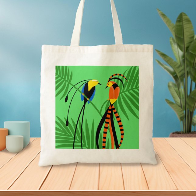 Bright Colourful Birds of Paradise Tote Bag (Creator Uploaded)