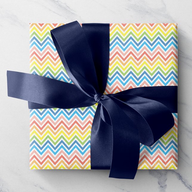 Bright Colourful Chevron Wrapping Paper (Creator Uploaded)