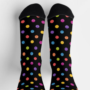 Bright Colourful Classic Polka Dot Pattern Socks