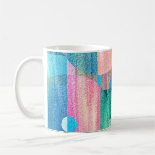 Bright, Colourful Geometric Abstract Coffee Mug
