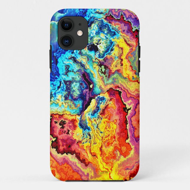Bright colourful marble  Case-Mate iPhone case (Back)