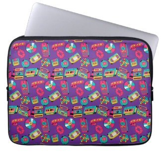 Bright Colourful Retro 90s Laptop Sleeve