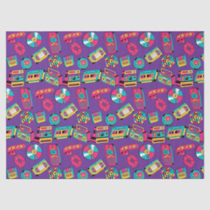 Bright Colourful Retro 90s Tissue Paper