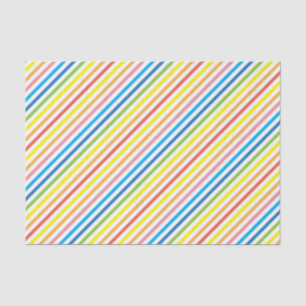 Bright Colourful Striped Tissue Paper