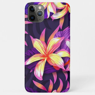 Bright Colourful Tropical Flowers iPhone 11 Pro Max Case