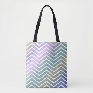 Bright Colourful Zigzag Tote Bag