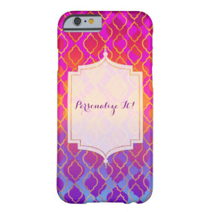 Bright Colours Arabian Moroccan Glam Indian Custom Barely There iPhone 6 Case