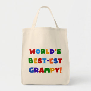 Bright Colours Best-est Grampy T-shirts and Gifts Tote Bag