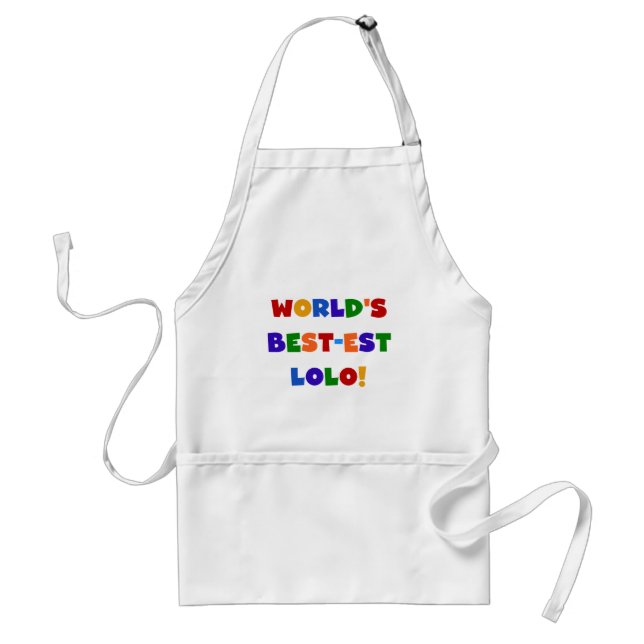 Bright Colours Best-est Lolo T-shirts and Gifts Standard Apron (Front)