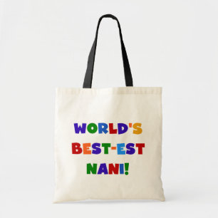 Bright Colours Best-est Nani T-shirts and Gifts Tote Bag