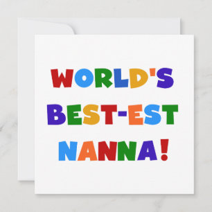 Bright Colours Best-est Nanna Tshirts