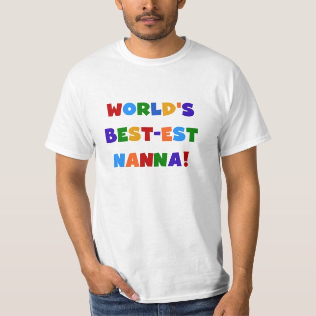 Bright Colours Best-est Nanna Tshirts (Front)