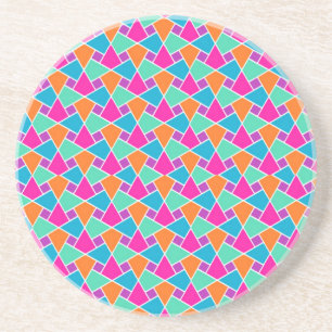 Bright Colours Islamic Pattern Sandstone Coaster