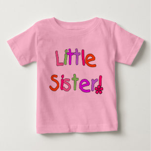 Bright Colours Little Sister Baby T-Shirt