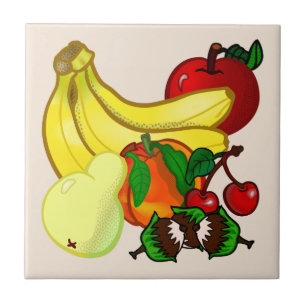 Bright Colours of Fruit Wonderful Kitchen Ceramic  Tile