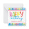 Bright Colours Plaid Happy Birthday Gift Enclosure