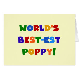 Bright Colours World's Best-est Poppy Gifts