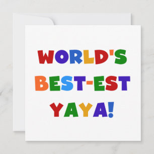 Bright Colours World's Best-est Yaya Gifts
