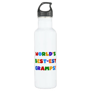 Bright Colours World's Best Gramps 710 Ml Water Bottle