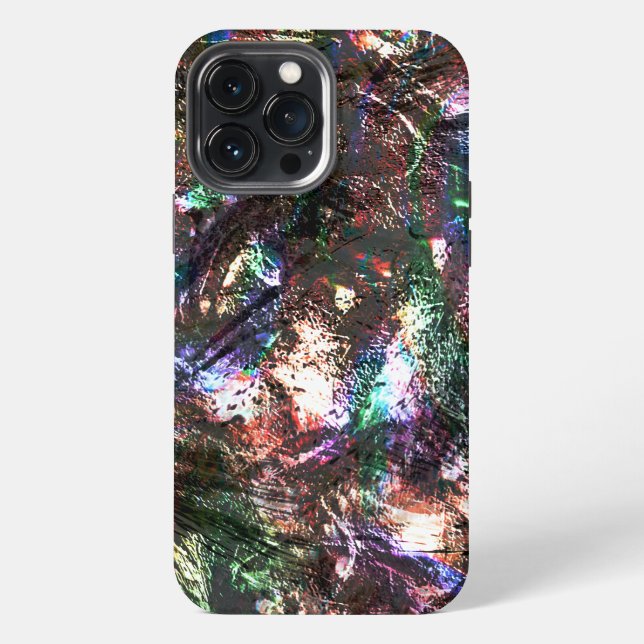 Bright copper coloured rustic texture, roughness   iPhone case (Back)