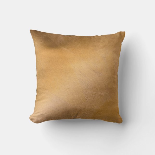Bright Copper Faux Finish Pillows (Front)