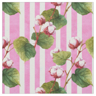 Bright Cotton Garden Stripes Fabric