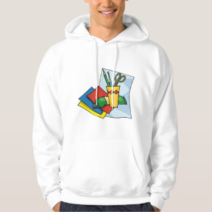 Bright Craft Supplies Colorful Art Tools Hoodie