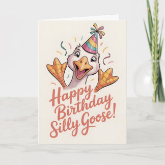 Bright & Cute Flamingo Birthday Card