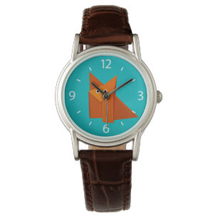 Bright Cute Origami Fox Watch