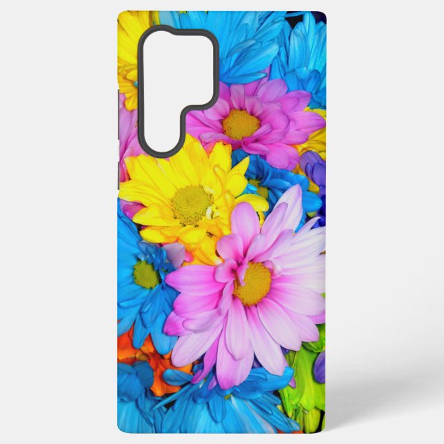 Bright Daisy Flower Mix  Samsung Galaxy S22 Ultra Case (Back)