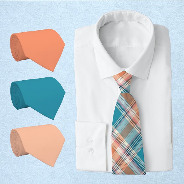 Bright Dark Peach Tie (Creator Uploaded)
