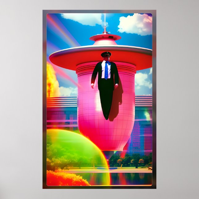 Bright Day for the Police State Poster (Front)