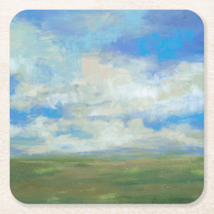 Bright Day I Square Paper Coaster