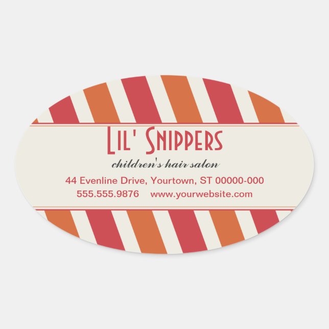 Bright Diagonals Sticker (Front)