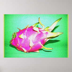 "Bright Dragon Fruit" Cute Photo. Buy Now Poster