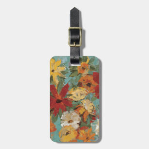 Bright Expressive Garden Luggage Tag