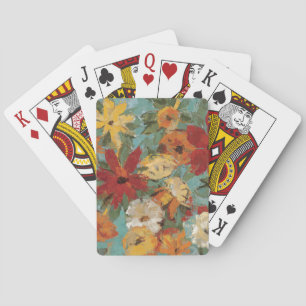 Bright Expressive Garden Playing Cards